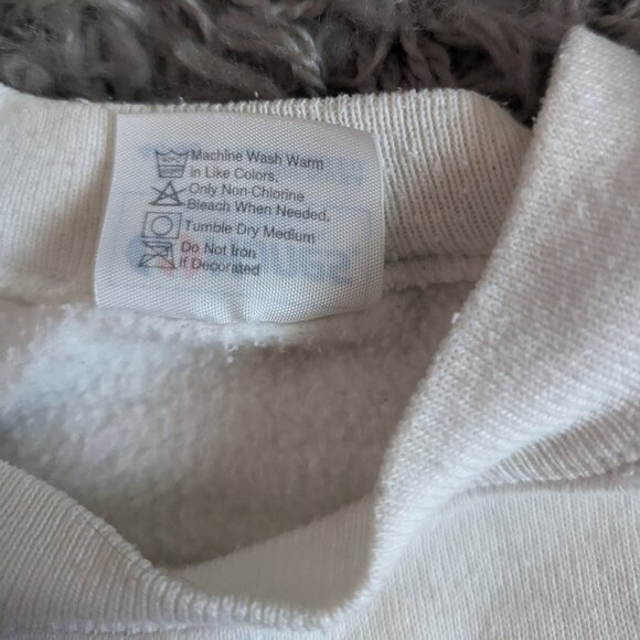 Vintage Hanes 90s Nautical Serigraph Monterey Sailboat Pullover Sweatshirt - Picture 6 of 8